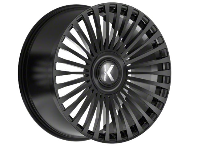 25mm Offset Rims KG1 Forged Titan VEGAS Gloss Black 6-Lug Wheel; 22x10; 25mm Offset ...