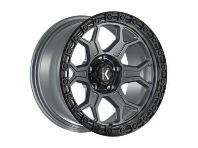 KG1 Forged BISHOP Matte Anthracite with Black Ring 6-Lug Wheel; 17x9; 0mm Offset (16-23 Tacoma)