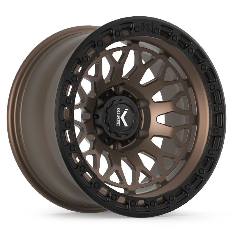 KG1 Forged Toyota 4-Runner DIAMONDHEAD Matte Bronze with Black Ring 6 ...