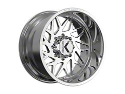 KG1 Forged BYPASS Polished 6-Lug Wheel; Left Directional; 20x10; -18mm Offset (22-26 Bronco Raptor)