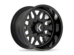 KG1 Forged VETERAN Gloss Black 6-Lug Wheel; 22x12; -44mm Offset (22-26 Bronco Raptor)