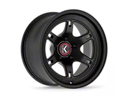 KG1 Forged HERAL Matte Black Wheel; 17x9; -38mm Offset (20-26 Jeep Gladiator JT)