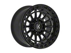 KG1 Forged LIFTER Matte Black Wheel; 17x9; -12mm Offset (20-26 Jeep Gladiator JT)