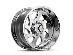 KG1 Forged DROPKICK Polished Wheel; Right Directional; 20x12; -44mm Offset (22-26 Jeep Grand Cherokee WL)