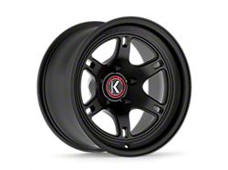 KG1 Forged HERAL Matte Black Wheel; 17x9; -12mm Offset (99-04 Jeep Grand Cherokee WJ)