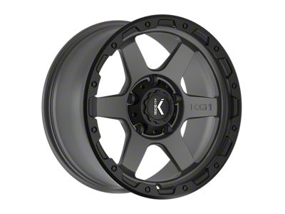 KG1 Forged LAUNCH Matte Anthracite with Black Ring Wheel; 20x9.5; -12mm Offset (22-26 Jeep Grand Cherokee WL)