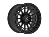 KG1 Forged LIFTER Matte Black Wheel; 17x9; -12mm Offset (99-04 Jeep Grand Cherokee WJ)