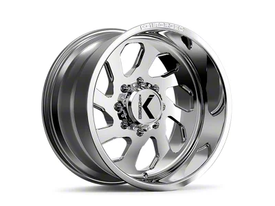 KG1 Forged DROPKICK Polished Wheel; Right Directional; 20x12; -44mm Offset (07-18 Jeep Wrangler JK)