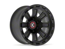 KG1 Forged PURGE Matte Black Wheel; 17x9; -12mm Offset (07-18 Jeep Wrangler JK)