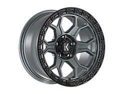 KG1 Forged BISHOP Matte Anthracite with Black Ring 6-Lug Wheel; 17x9; 0mm Offset (24-26 Tacoma)