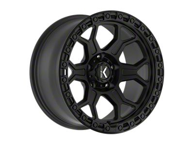 KG1 Forged BISHOP Matte Black with Black Ring 6-Lug Wheel; 17x9; 0mm Offset (24-26 Tacoma)