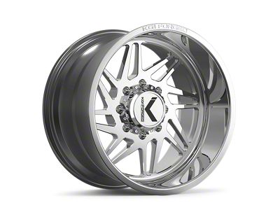 KG1 Forged DYNO Polished 6-Lug Wheel; Left Directional; 20x10; -18mm Offset (16-24 Titan XD)