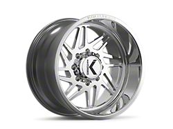 KG1 Forged DYNO Polished 6-Lug Wheel; Left Directional; 20x9; 0mm Offset (16-24 Titan XD)