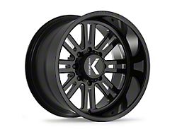 KG1 Forged H8TER Gloss Black 6-Lug Wheel; 22x12; -44mm Offset (16-24 Titan XD)