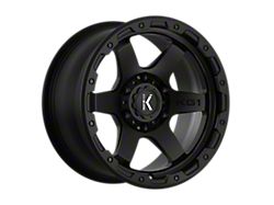 KG1 Forged LAUNCH Matte Black with Black Ring 6-Lug Wheel; 20x9.5; -12mm Offset (16-24 Titan XD)