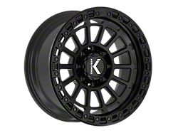 KG1 Forged LIFTER Matte Black with Black Ring 6-Lug Wheel; 20x9.5; -12mm Offset (16-24 Titan XD)