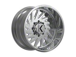 KG1 Forged OUTBURST Polished 6-Lug Wheel; Left Directional; 22x10; -24mm Offset (16-24 Titan XD)