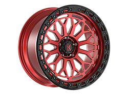 KG1 Forged DIAMONDHEAD Candy Red with Matte Black Ring 6-Lug Wheel; 18x9; 0mm Offset (22-26 Tundra)