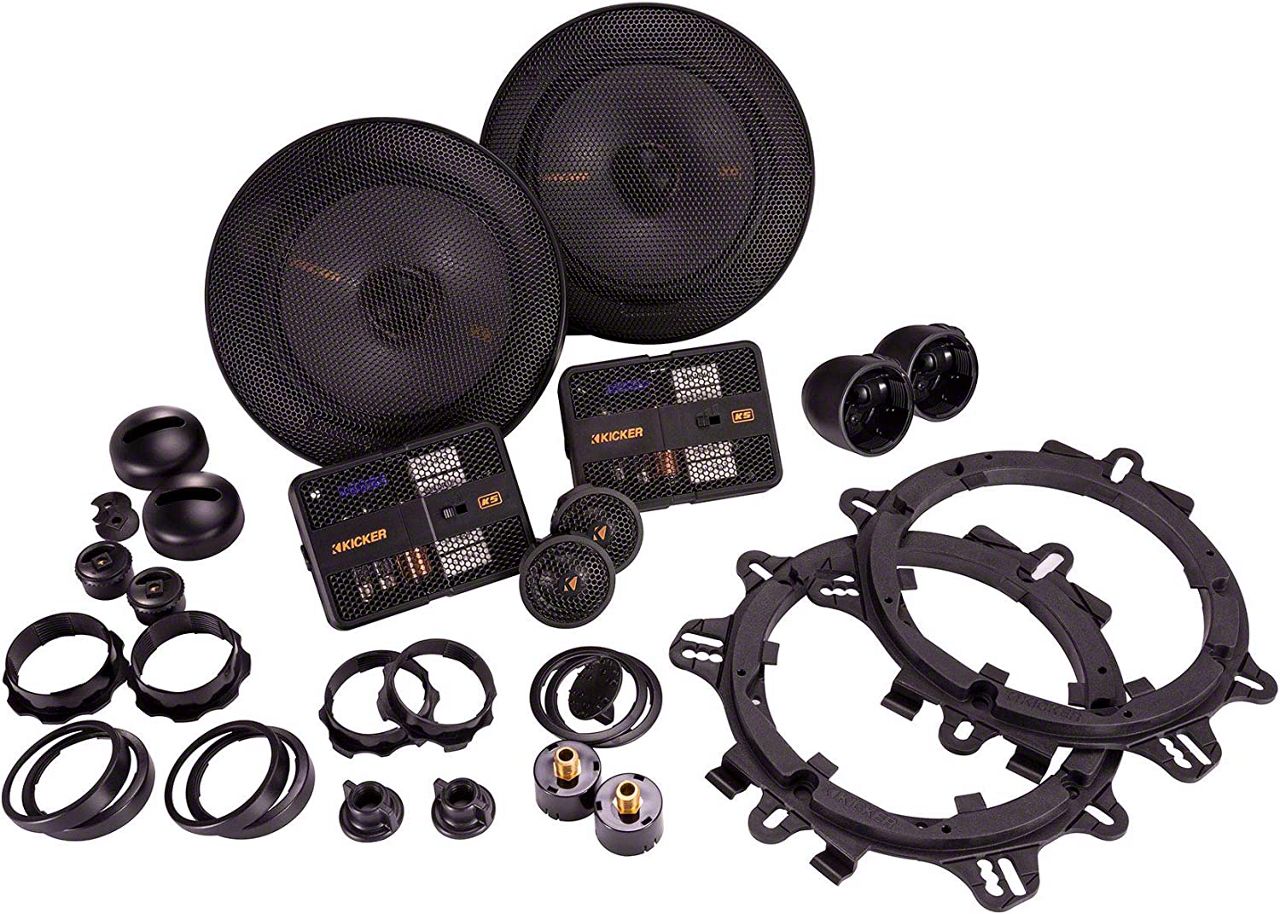 Best Kicker Component Speakers Kicker Tundra KS-Series 6.50-Inch Component Speakers 47KSS6504 (07-21