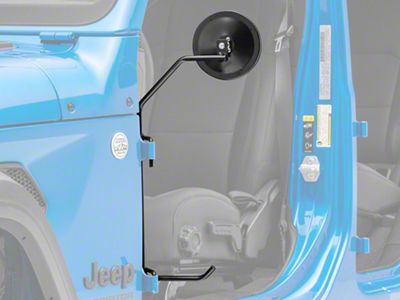 Kikbax Offroad Foot Pegs with Mirrors (20-25 Jeep Gladiator JT)