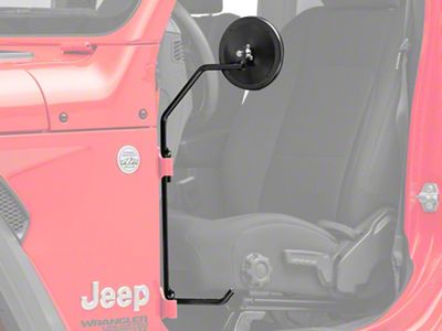 Kikbax Offroad Foot Pegs with Mirrors (18-25 Jeep Wrangler JL)