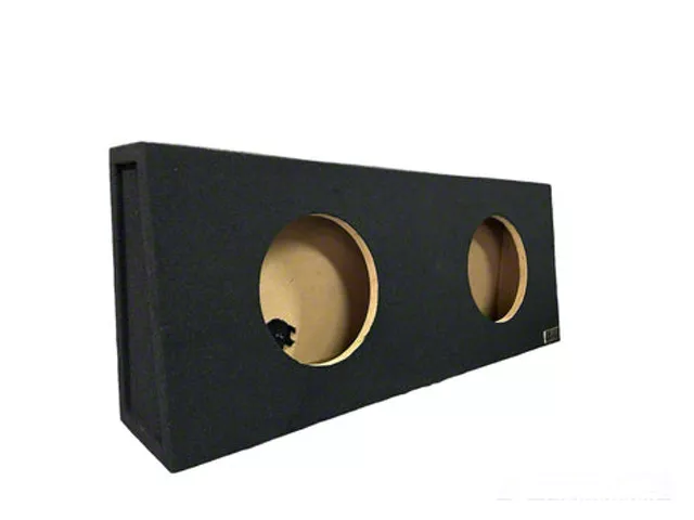 Wedge Sub Box King Boxes Tundra 10-Inch Dual Sealed Wedge Style Truck Subwoofer Box ...