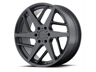 KMC Two Face Satin Black 6-Lug Wheel; 22x9; 15mm Offset (03-09 4Runner)