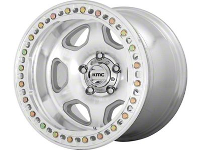 KMC Hex Beadlock Machined 6-Lug Wheel; 20x10; -48mm Offset (04-15 Titan)