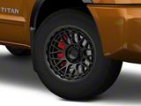 KMC Technic Satin Black 6-Lug Wheel; 18x9; 0mm Offset (04-15 Titan)