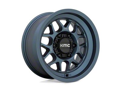 KMC Terra Metallic Blue 6-Lug Wheel; 20x9; -12mm Offset (04-15 Titan)