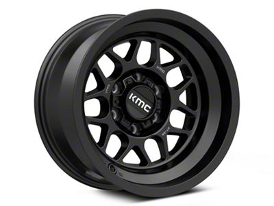 KMC Terra Satin Black 6-Lug Wheel; 18x8.5; 0mm Offset (04-15 Titan)