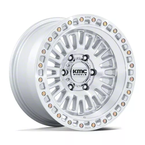 KMC Frontier Aztec Gloss Silver with Machined Face 6-Lug Wheel