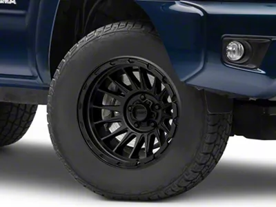 KMC Impact Satin Black 6-Lug Wheel; 17x9; -12mm Offset (05-15 Tacoma)