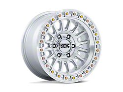 KMC IMS Gloss Silver with Machined Face 6-Lug Wheel; 17x8.5; -10mm Offset (05-15 Tacoma)