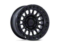 KMC IMS Matte Black with Gloss Black Lip 6-Lug Wheel; 17x8.5; 25mm Offset (05-15 Tacoma)