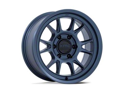 KMC Range Metallic Blue 6-Lug Wheel; 17x8.5; 0mm Offset (05-15 Tacoma)