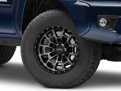 KMC Summit Satin Black with Gray Tint 6-Lug Wheel; 17x8.5; 0mm Offset (05-15 Tacoma)