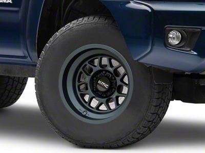 KMC Terra Metallic Blue 6-Lug Wheel; 16x8; 0mm Offset (05-15 Tacoma)