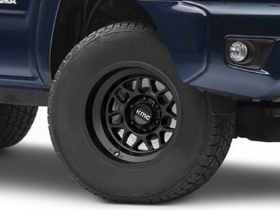 KMC Terra Satin Black 6-Lug Wheel; 16x8; 0mm Offset (05-15 Tacoma)