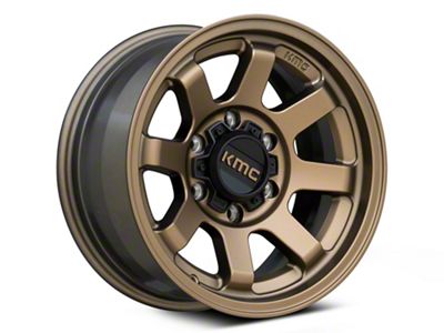 KMC Trail Matte Bronze 6-Lug Wheel; 16x8; 0mm Offset (05-15 Tacoma)