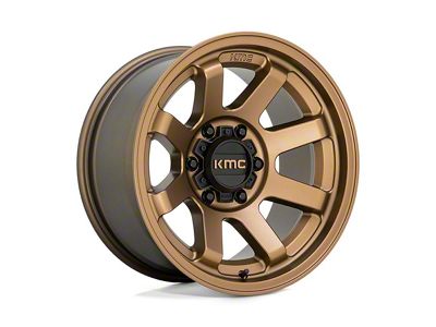 KMC Trail Matte Bronze 6-Lug Wheel; 17x8.5; 0mm Offset (05-15 Tacoma)