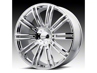 KMC D2 Chrome 5-Lug Wheel; 24x9.5; 35mm Offset (07-13 Tundra)