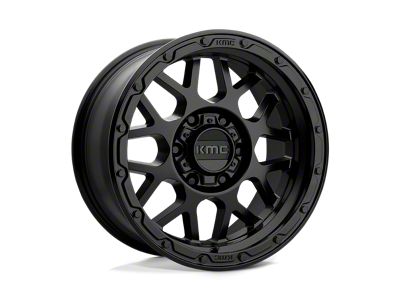 KMC Grenade Off-Road Matte Black 5-Lug Wheel; 18x8.5; 0mm Offset (07-13 Tundra)