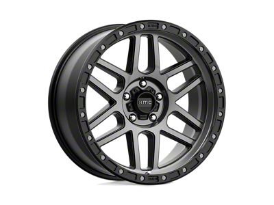 KMC Mesa Satin Black with Gray Tint 5-Lug Wheel; 17x9; -12mm Offset (07-13 Tundra)