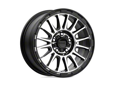 KMC Impact Satin Black Machined 6-Lug Wheel; 17x8; 20mm Offset (10-24 4Runner)