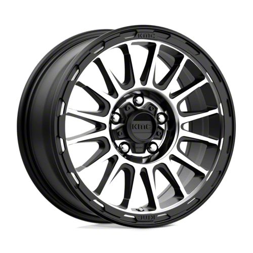 K&K♡ KMC Jeep Cherokee Impact Satin Black Machined Wheel; 16x7