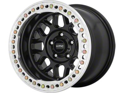 KMC Grenade Crawl Satin Black 6-Lug Wheel; 20x10; -48mm Offset (16-23 Tacoma)