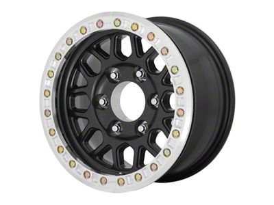 KMC Grenade Desert Beadlock Satin Black 6-Lug Wheel; 17x8.5; 0mm Offset (24-25 Tacoma)