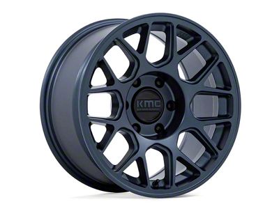 KMC Hatchet Metallic Blue 6-Lug Wheel; 17x8.5; 25mm Offset (24-25 Tacoma)