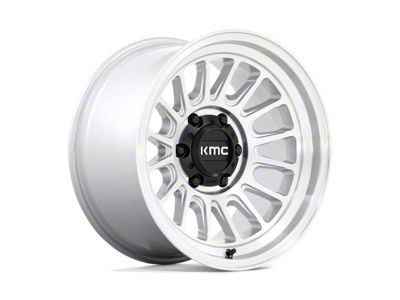 KMC Impact Ol Silver Machined 6-Lug Wheel; 17x9; -12mm Offset (24-25 Tacoma)